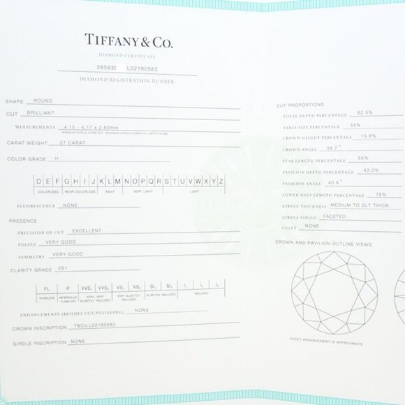 TIFFANY Authentic Gold Diamond Necklace - Picture 8 of 10